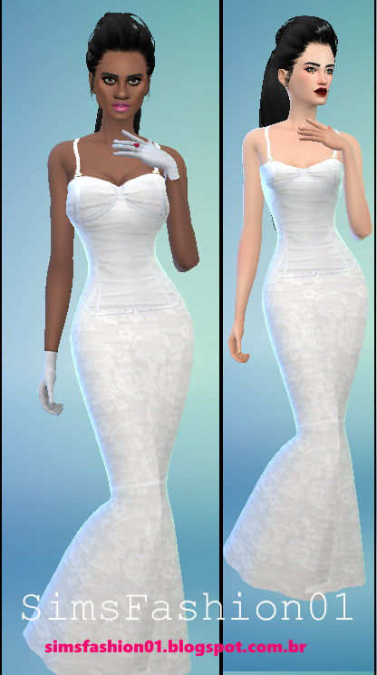 Wedding Dress With Corset The Sims 4 Catalog