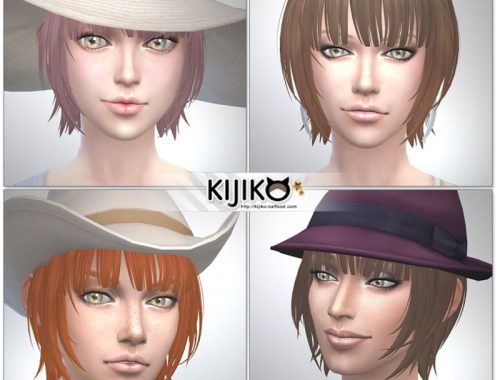 Bob with Straight Bangs (for Female)