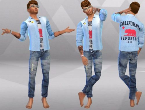 Designer fashion for males