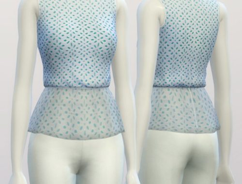 Peplum blouse