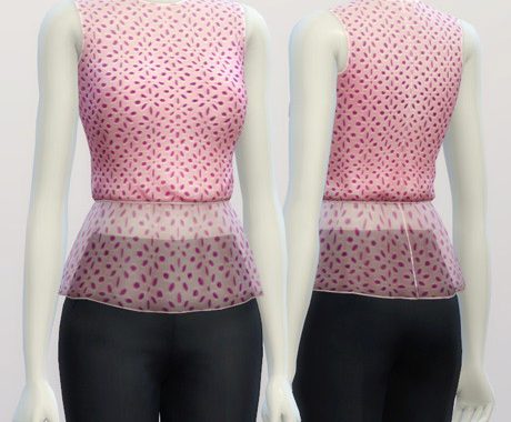 Peplum blouse