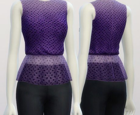 Peplum blouse