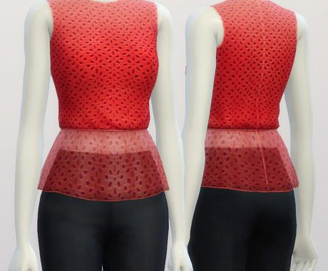 Peplum blouse