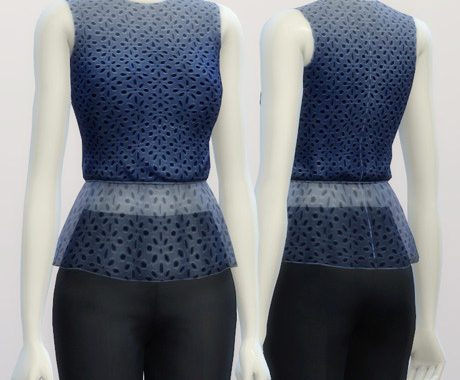 Peplum blouse