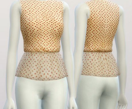 Peplum blouse