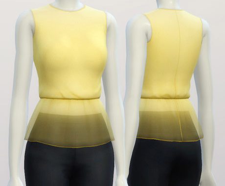 Basic peplum blouse