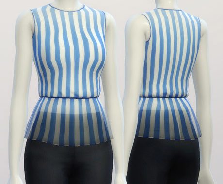 Basic peplum blouse