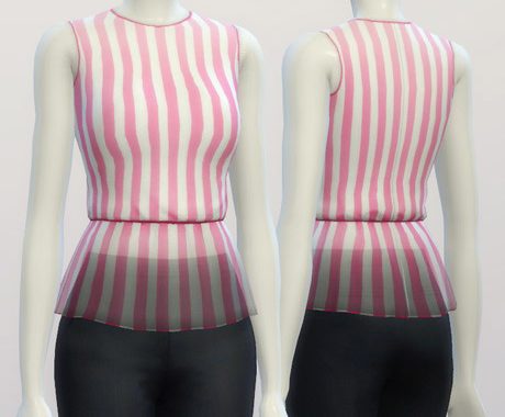 Basic peplum blouse