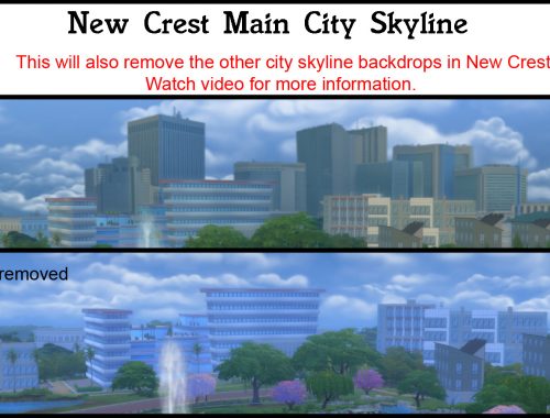 City Skyline Backdrop remover
