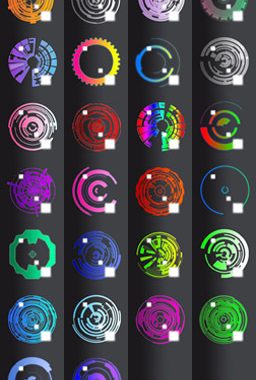 Tech style eyes