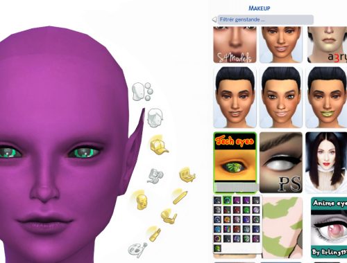 Tech style eyes