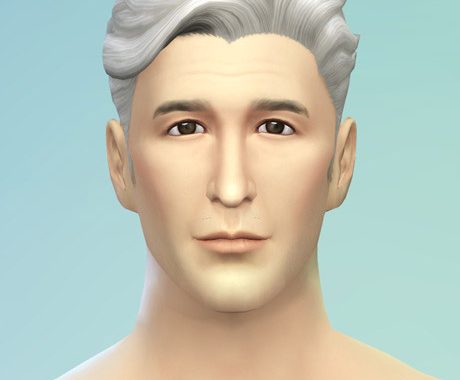 Short slicked back hair edit