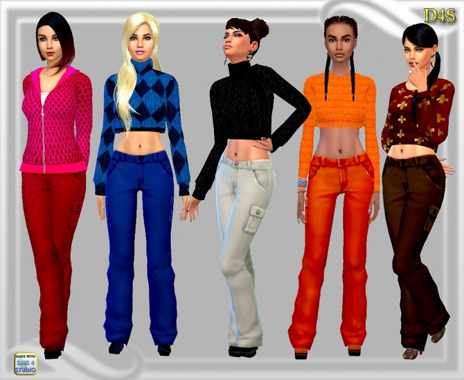 Pocket pants - The Sims 4 Catalog