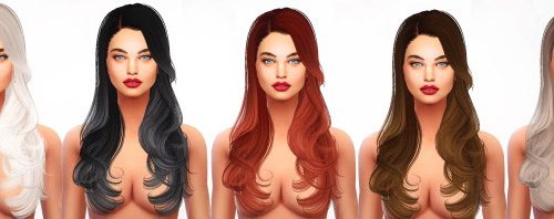 Skysims Hair 084 Retexture