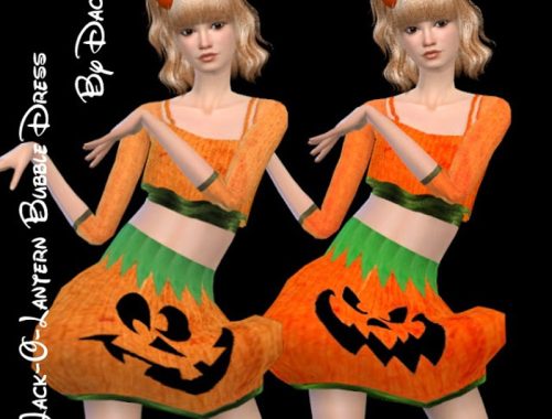 Halloween Set (hair + clothes)