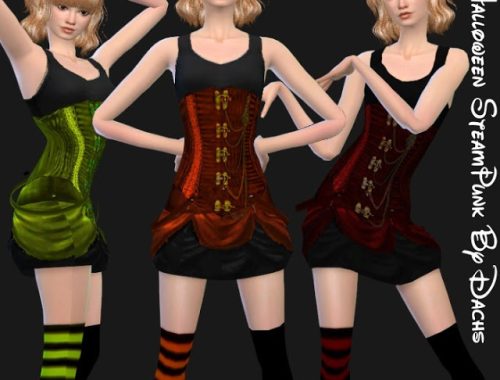 Halloween Set (hair + clothes)