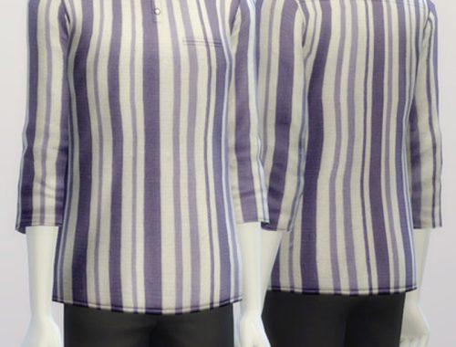 Henry neck shirt retexture