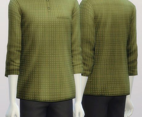 Henry neck shirt retexture