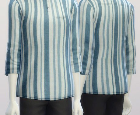 Henry neck shirt retexture