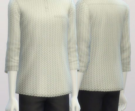 Henry neck shirt retexture