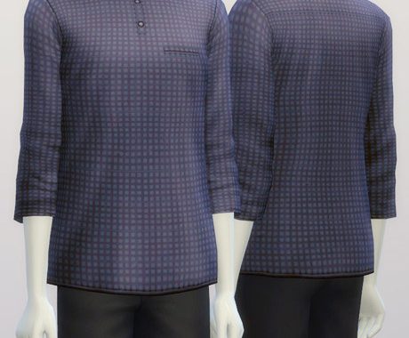 Henry neck shirt retexture
