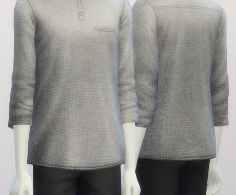Henry neck shirt retexture