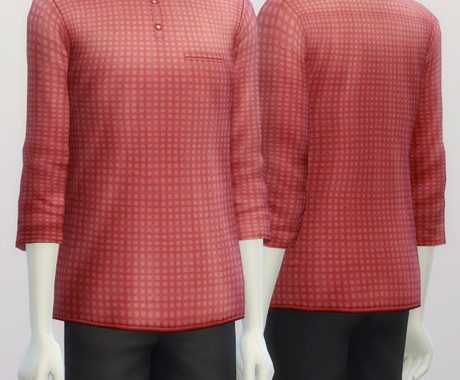 Henry neck shirt retexture