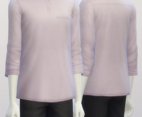 Henry neck shirt retexture