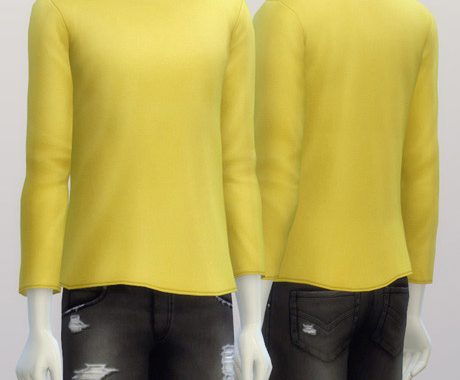 Basic long sleeve t-shirt for males