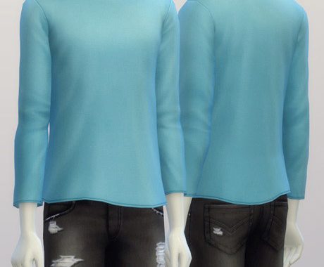 Basic long sleeve t-shirt for males