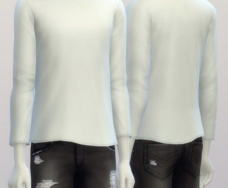 Basic long sleeve t-shirt for males
