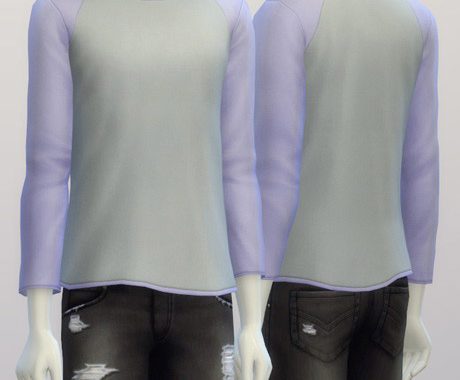 Basic long sleeve t-shirt for males