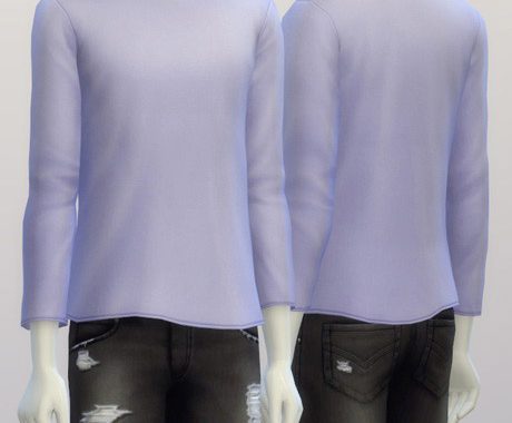 Basic long sleeve t-shirt for males