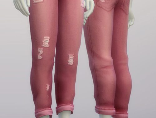 SP03 Distressed Jeans Edit M