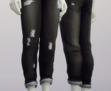 SP03 Distressed Jeans Edit M