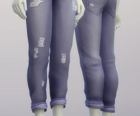 SP03 Distressed Jeans Edit M