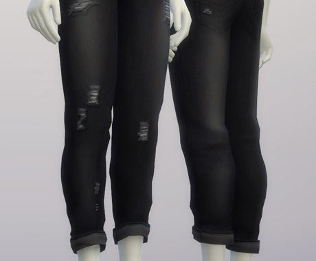 SP03 Distressed Jeans Edit M