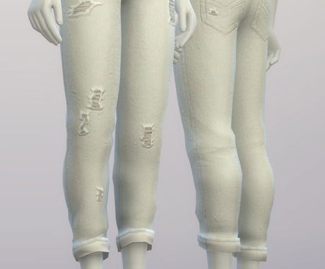 SP03 Distressed Jeans Edit M