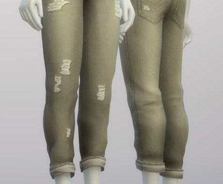 SP03 Distressed Jeans Edit M