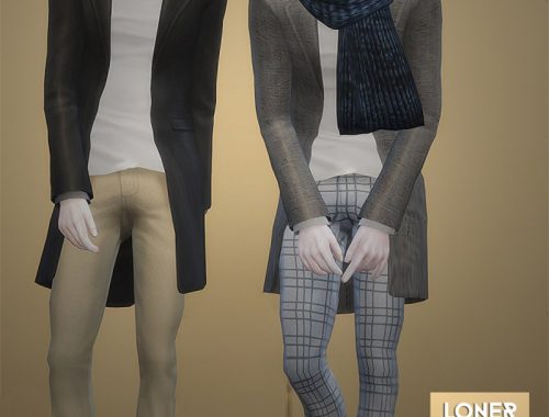 Male Coat & Chino Pants