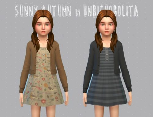 Sunny autumn dress