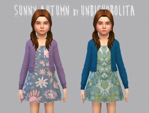 Sunny autumn dress