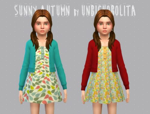 Sunny autumn dress