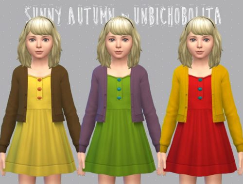 Sunny autumn dress