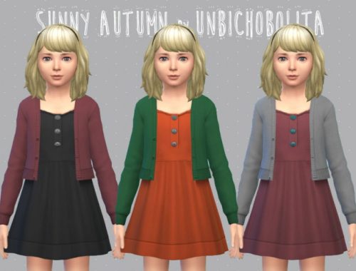 Sunny autumn dress