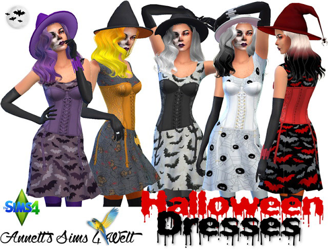 Halloween Dress Part 2 - The Sims 4 Catalog