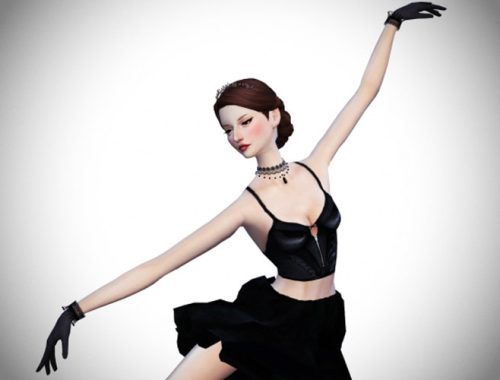 BALLET DANCE POSES SET