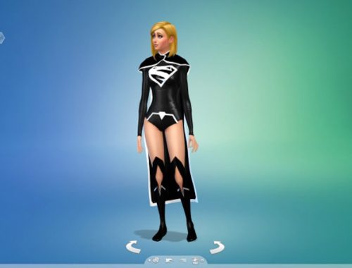 Supergirl 52 Non-Metallic costume