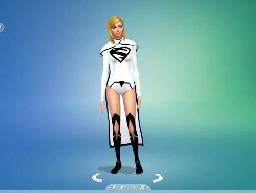 Supergirl 52 Non-Metallic costume
