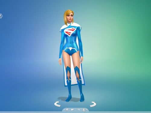 Supergirl 52 Non-Metallic costume